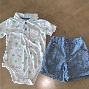 Shirt and shorts set